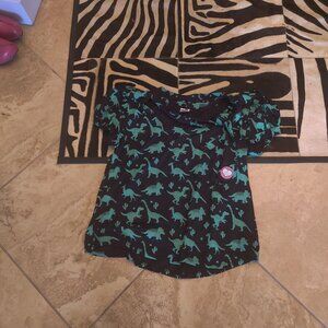Bonsai Kitten Dinosaur top size 22 UK New